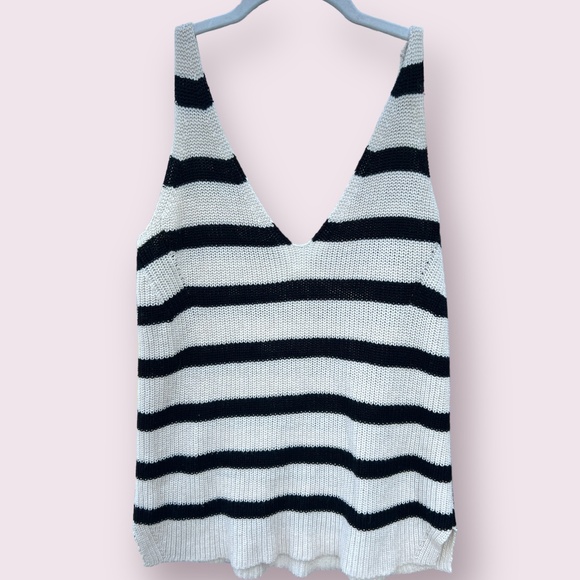 Self Contrast Nanette Light Knit Tank - Picture 1 of 7
